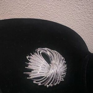 Elegant Silver Brooch
